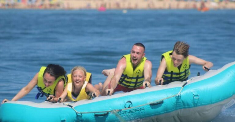 Albufeira: 10-Minute Crazy-Cookie Boat Ride - The Route and Experience