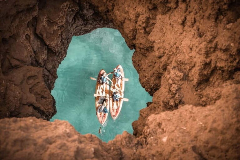 Albufeira: Hidden Beaches & Cliffs Guided Kayak Cave Tour - Exploring the Sea Caves and Cliffs