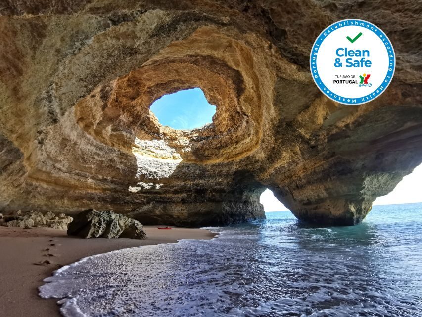 Algarve: Benagil Cave Sunrise Kayak Tour with Shower Use - The Itinerary in Detail