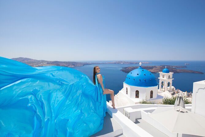 Amazing Flying Dress Photoshoot in Santorini - The Photoshoot Itinerary