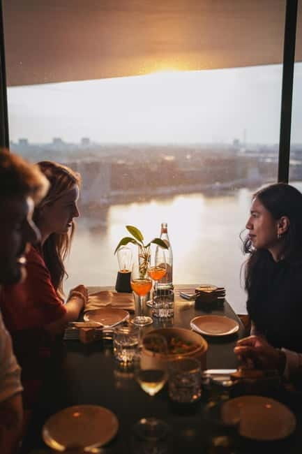Amsterdam: A'DAM Lookout with Revolving Restaurant Moon - Dining at Restaurant Moon: Fine Dining with a View