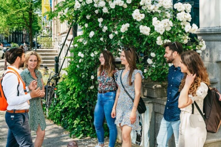 Amsterdam: Historical Highlights Walking Tour with Tasting - The Flower Market and Cultural Hotspots