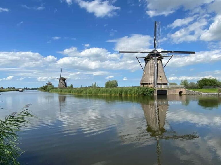 Amsterdam: Kinderdijk, Euromast, Delft and Den Haag Day Tour - Detailed Tour Breakdown