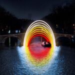 Amsterdam: Light Festival Boat Tour with Warm Drinks - The Itinerary in Detail