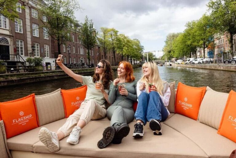 Amsterdam: Open Boat Cruise & Unlimited Drinks & Bite Option - Authentic Experiences and What You’ll Love