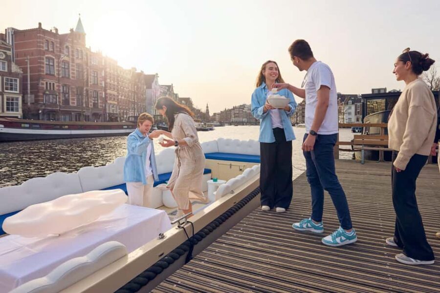 Amsterdam: Smoke Friendly Cannabis Cruise on Cloud Boat - The Atmosphere and Guides