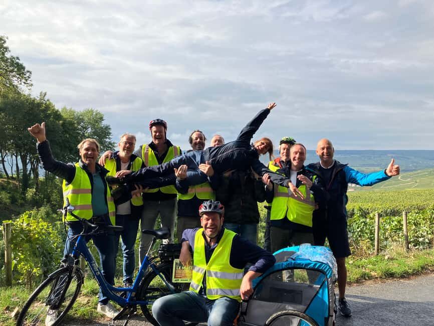 Angélique's electric bike tour in Champagne - The Visit to Hautvillers and Dom Pérignon Abbey