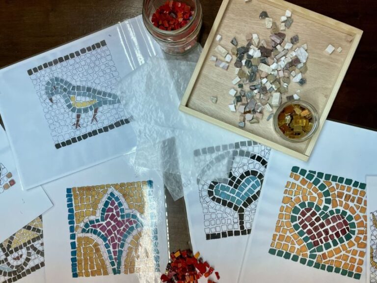 Athens: Mosaics Workshop & Byzantine Walking Tour - The Artistic Workshop at 13 Mosaic Studio