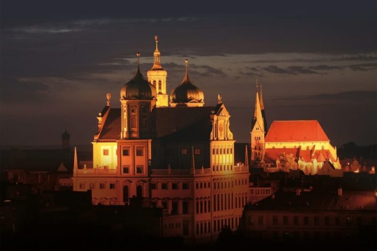 Augsburg: Illuminated Guided Evening Walking Tour - The Itinerary Breakdown