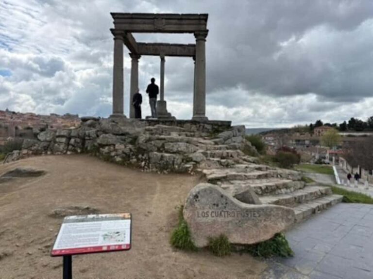 Avila: Half-day private tour in a minivan from Madrid - The First Stop: The Monument of the 4 Posts