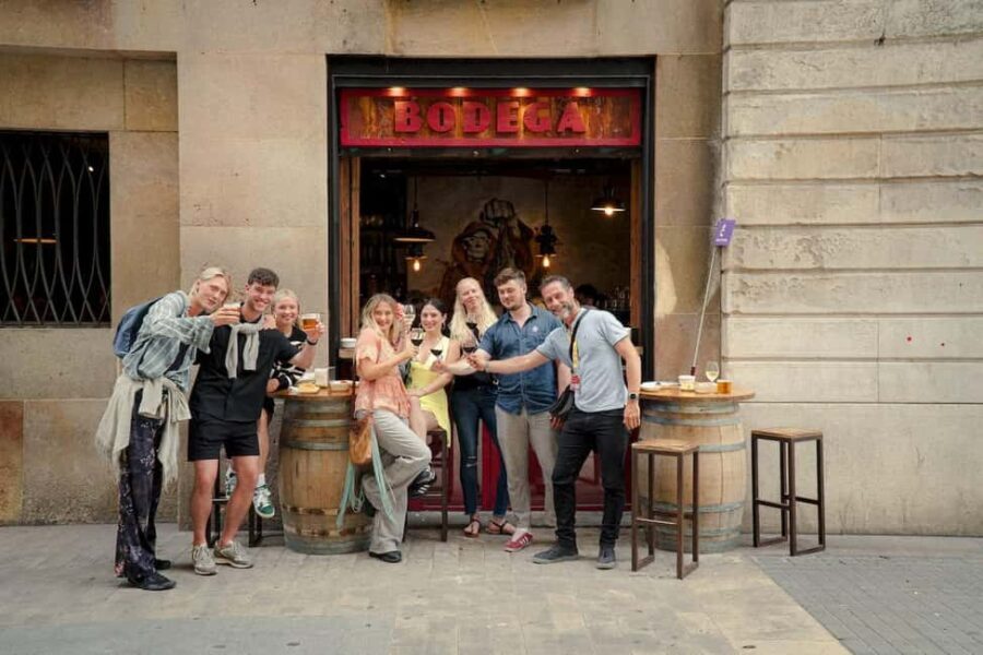 Barcelona: Old City Hidden Gems, Tapas, & Drinks Guided Tour - The Stops: What to Expect at Each Bar