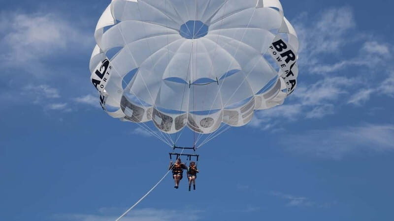 Barcelona: Parasailing with panoramic views over the sea - The Itinerary in Detail