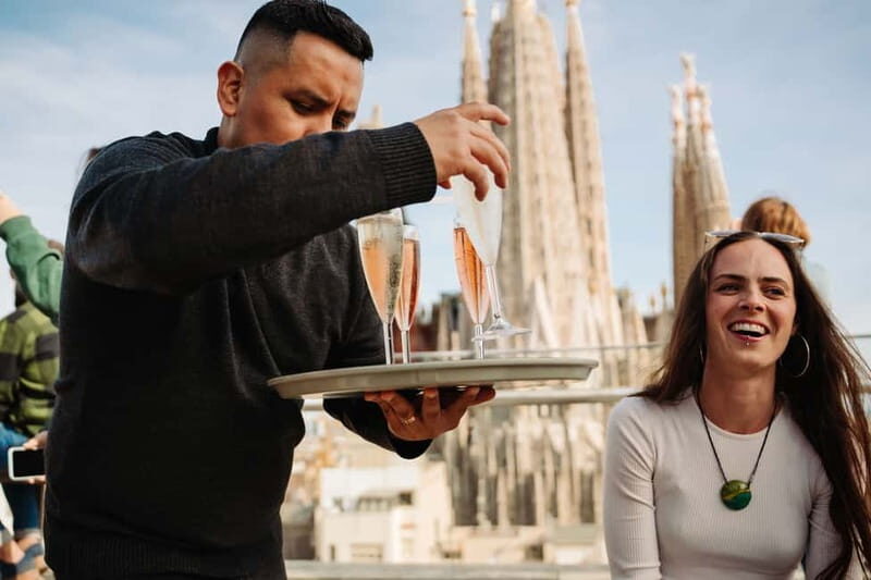 Barcelona: Sagrada Familia Evening Tour with Cava - The Walk to Architectural Marvels and Hidden Secrets