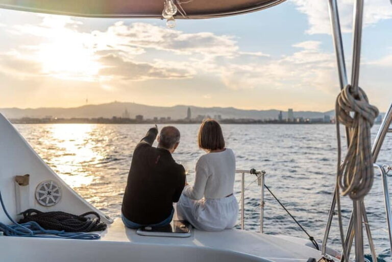 Barcelona: Sunset Catamaran Cruise with Wine and Tapa - The Sum Up