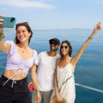 Barcelona: Sunset or Day Catamaran Cruise with Tapa & Drink - The Itinerary in Detail
