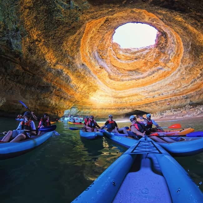 Benagil: Guided Kayak Tour inside caves and Praia da Marinha - Who Is This Tour Best For?