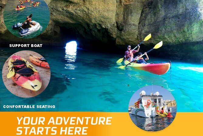 Benagil Kayak Tour On Board a Fantastic Catamaran - The Itinerary in Detail