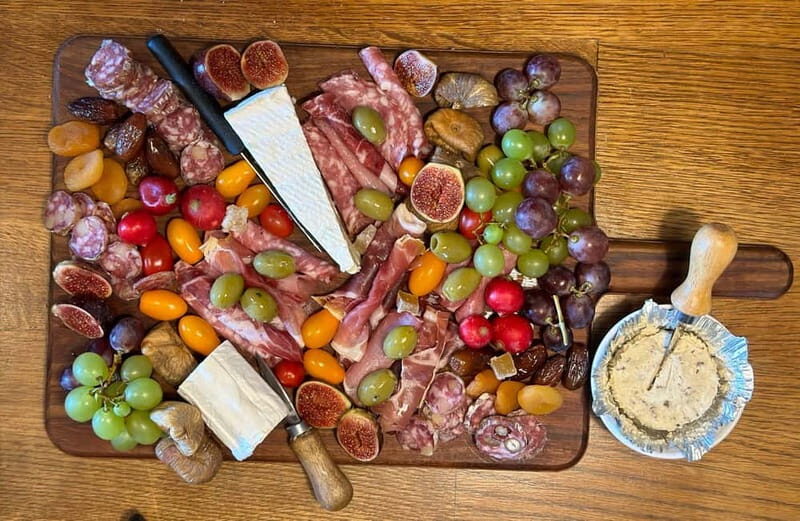 Bergerac: Lunch at Chateau Lestevenie - The Food: A Thoughtfully Curated Charcuterie Platter
