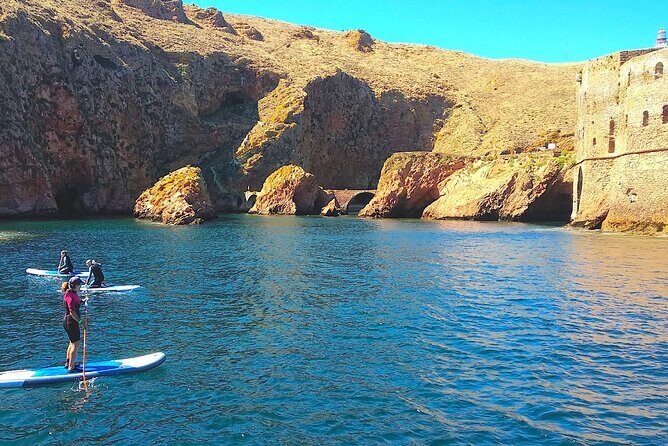 Berlengas Island Catamaran Tour + SUP - The Water and Cave Experience