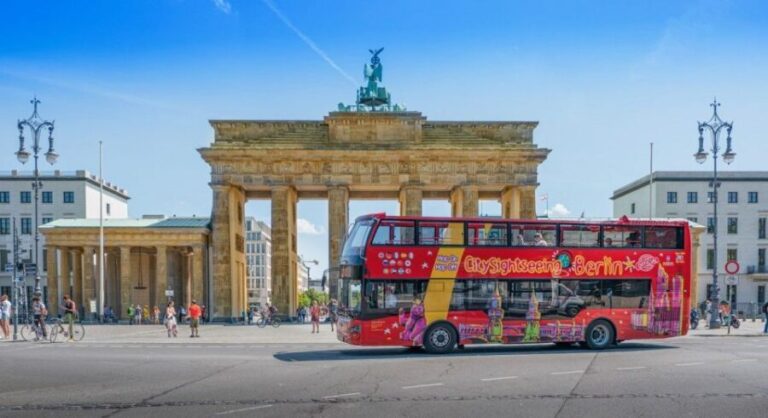 Berlin: City Sightseeing Hop-On Hop-Off Bus Tour - Who Will Love This Tour?