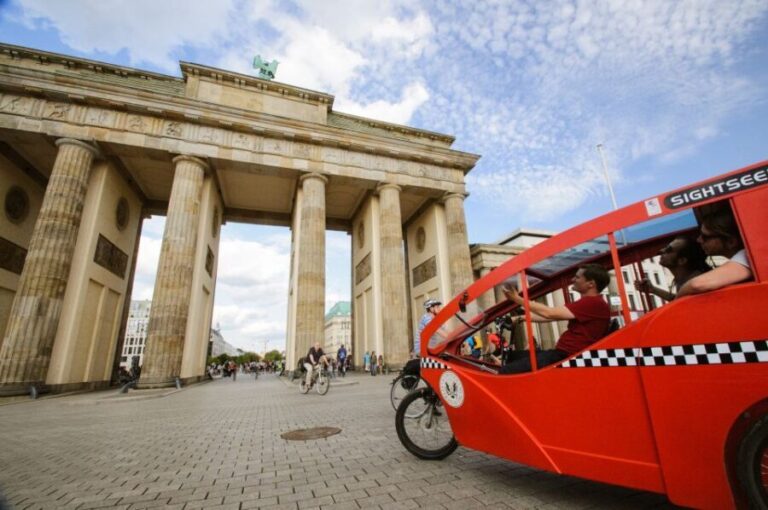 Berlin: Private E-Rickshaw Tour with Hotel Pickup Service - The Sum Up
