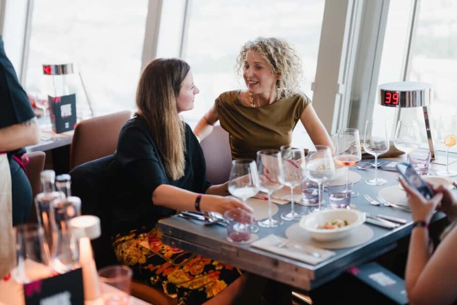 Berlin: TV Tower Sphere Tim Raue Highest Breakfast - The View and Atmosphere