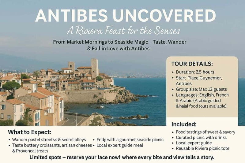 Bite into Antibes: Old Town Flavors & a Seaside Picnic - The Itinerary in Detail: What to Expect