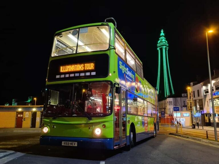 Blackpool: Illuminations Open Top Bus Tour - FAQ
