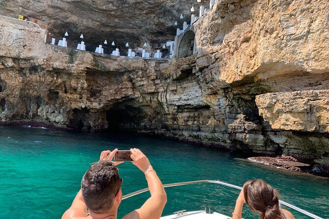 Boat tour of the Polignano a Mare caves with aperitif - What Youll Experience on the Tour
