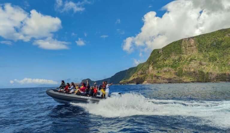 Boat Trip to Corvo and Island Sightseeing Tour - The Atlantic Crossing: Whale and Dolphin Watching
