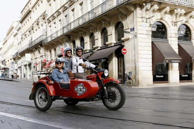 Bordeaux: Sightseeing by Side Car - What to Expect During Your Ride