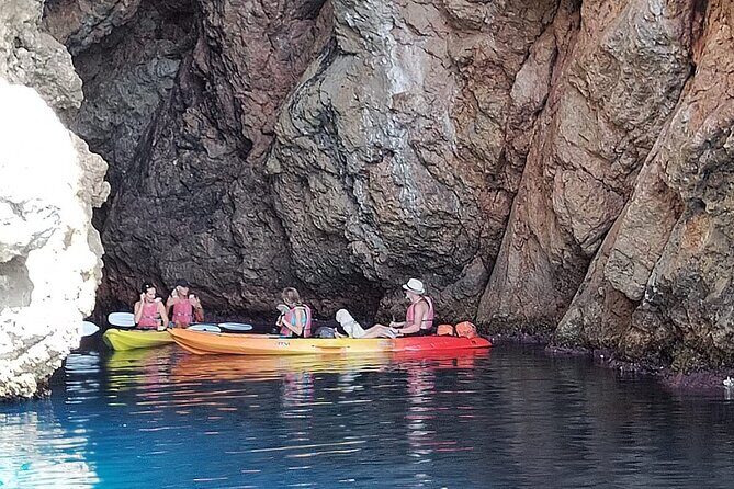 Breathtaking guided Kayak tour from Sant Elm the bay of Cala en Tió - Guides, Food, and Additional Touches
