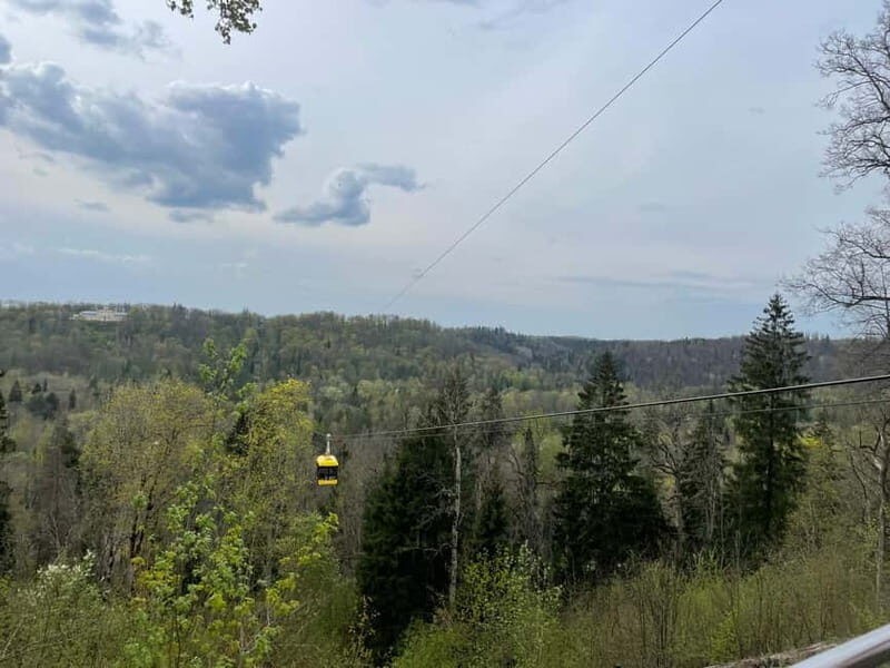 Cable Car to Latvian Manor & Wine Tasting - Key Points