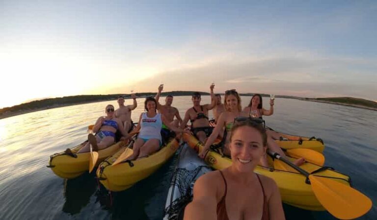 Cape Kamenjak: Sunset Kayak/SUP Wine Tour - An Authentic Experience with a Touch of Elegance