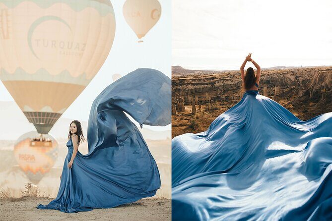 Cappadocia Photoshooting with Flying Dress - A Detailed Look at the Cappadocia Flying Dress Photoshoot
