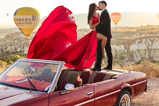 Cappadocia Private Photo Shoot with Flying Dress + Vintage Car - A Closer Look at the Tour Experience
