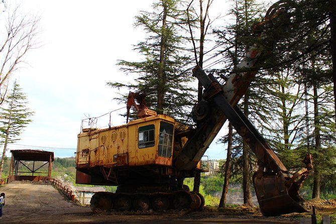 Chiatura. Soviet Past in the present. + Katskhi pillar - The Katskhi Pillar: A Natural Wonder with a Spiritual Twist