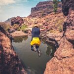 Cliff Jumping Canyoning in The Rainbow Rocks Ravine - Key Points