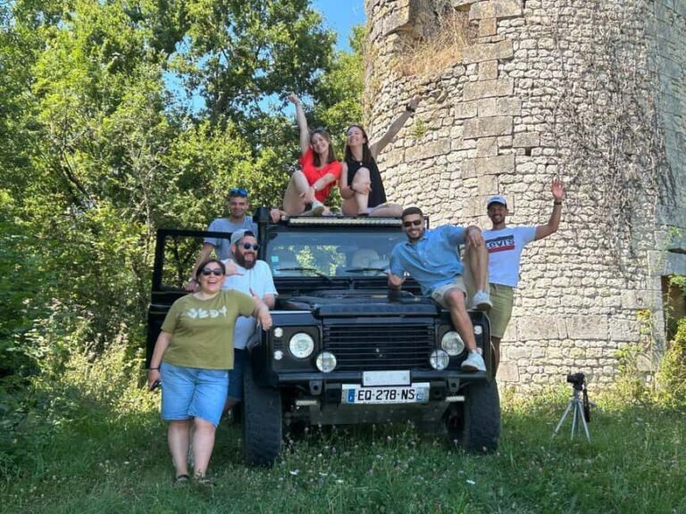Cognac: Private half-day tour - visits and tastings - 4x4 - An Overview of the Tour Experience