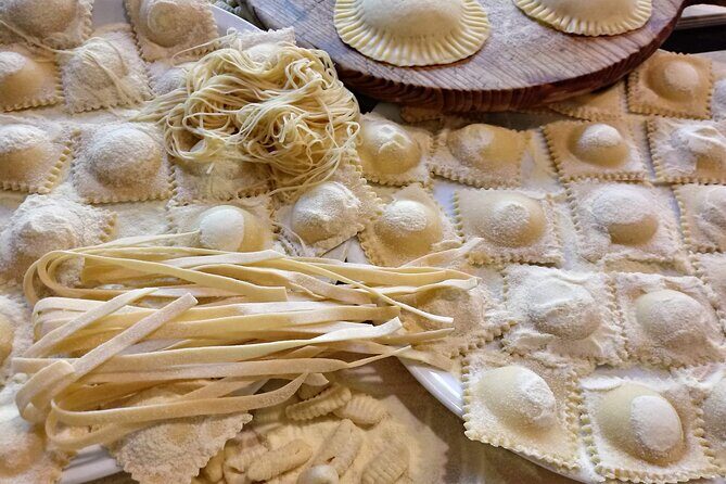 Colorful Tagliatelle & Walnut Ravioli  Home Cooking in Spoleto - Value for Money and Practical Details