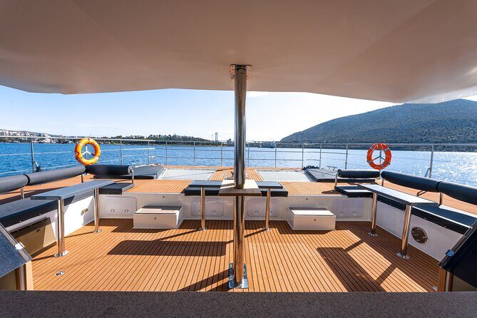 Comfort Max Catamaran Caldera Cruise with BBQ and Drinks - The Experience in Detail