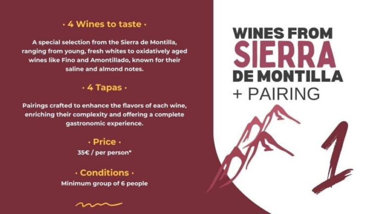 Córdoba: Sierra de Montilla Wine Tasting and Pairing - The Wines: A Complete Spectrum