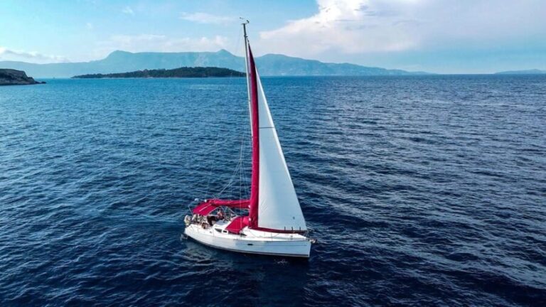 Corfu: Private Sailing Cruise with Sunset Viewing & Drinks - The Itinerary in Detail