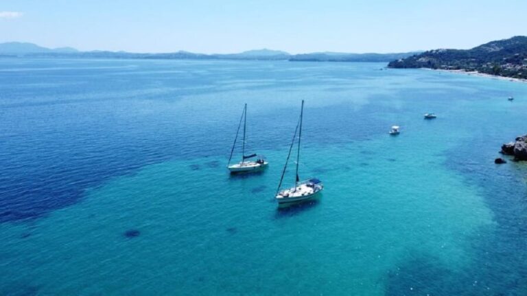 Corfu:Private Sailing Cruise to the Caves of northeast coast - The Departure and Setting the Scene