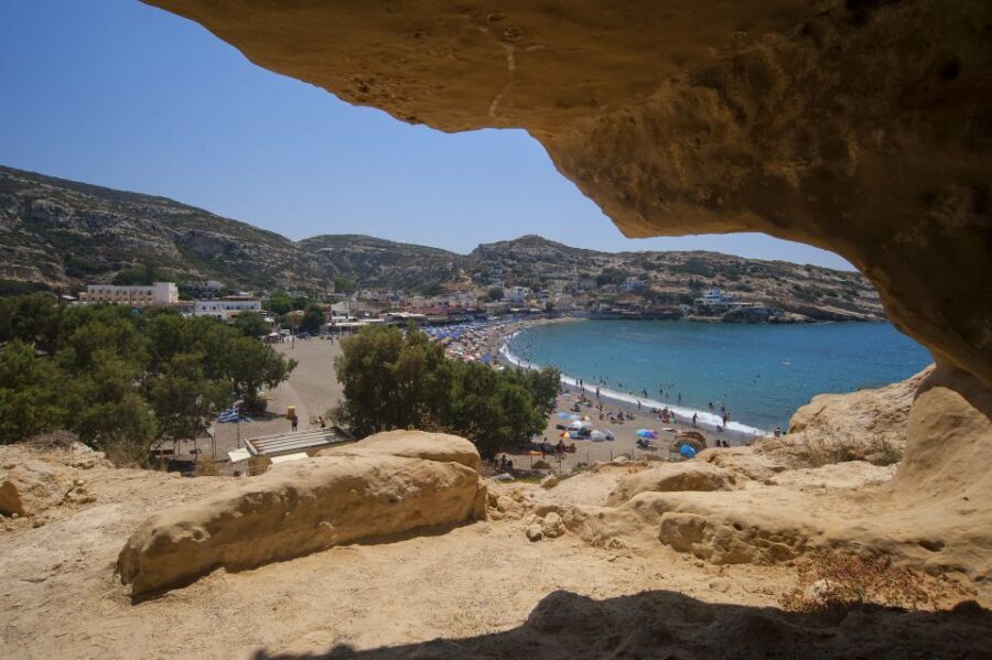 Crete: Matala Beach and Hippie caves, Red beach - The Value for Money & Who It’s Best For