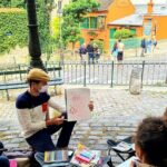 Drawing workshop / creative notebook during an unusual walk in Montmartre - The Itinerary: From Artistic Roots to Panoramic Views