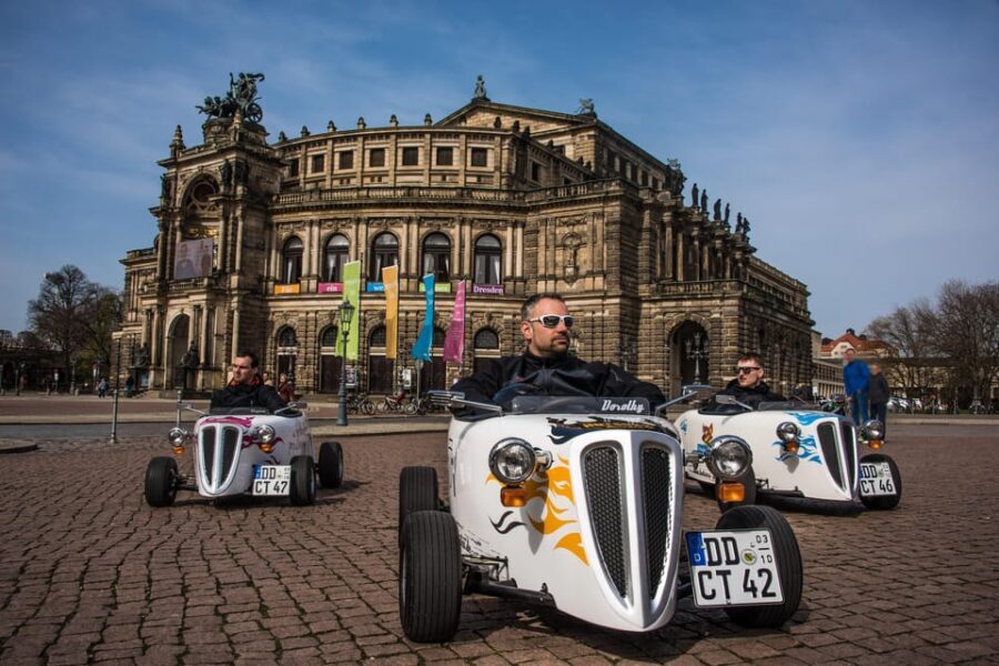 Dresden: Hot rod city tour - sightseeing with an adrenaline factor - The itinerary breakdown