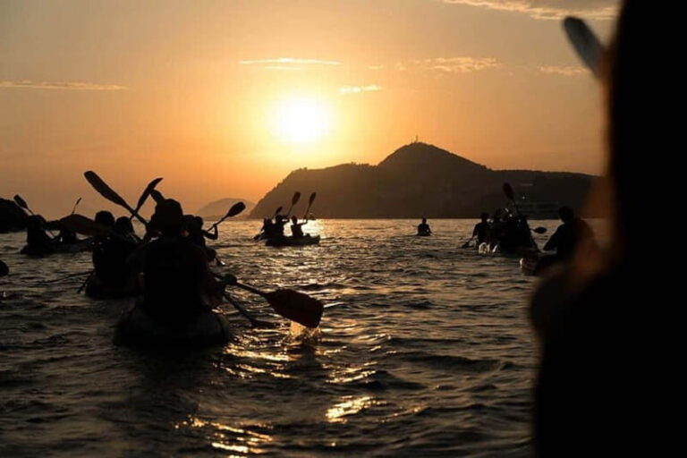 Dubrovnik: Guided Sunset Sea Kayaking Tour with Wine - Practical Details and What to Expect