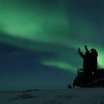 Enjoy the Aurora show on top of the mountain inc tipi dinner - The Snowmobile Ride