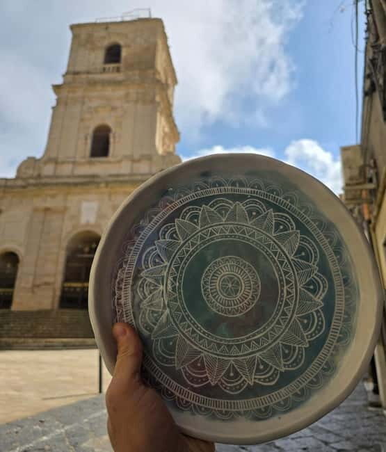 Enna: Paint your own Sicilian ceramic plate - The Breakdown of the Itinerary